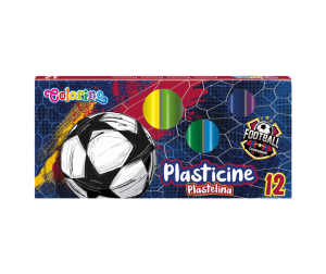 Plastilinas 12 spalvų Football