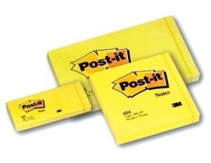 Lipnūs lapeliai 3M Post-it 51x76mm, geltonos spalvos, 12 vnt./pak.