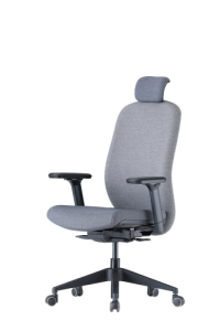 Up Up Athene ergonominė biuro kėdė Juoda, Pilkas + Pilkas audinys