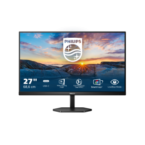 Monitorius Philips 3000 Series LED 27inch 1920x1080 75Hz IPS 300cd/m2 1ms HDMI USB-C Speakers, Juoda