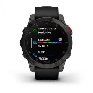 Garmin epix (Gen 2) Sapphire Edition Išmanusis laikrodis, Black Titanium/Black Band 47mm