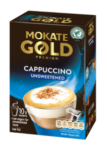 Kavos gėrimas MOKATE Gold Premium Cappuccino, becukrė, 10 x 14g