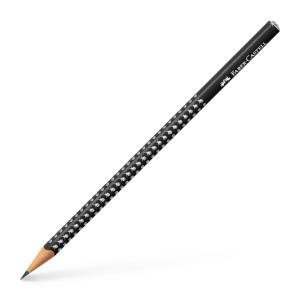 Pieštukas Faber-Castell Sparkle HB, juodos splavos korpusas