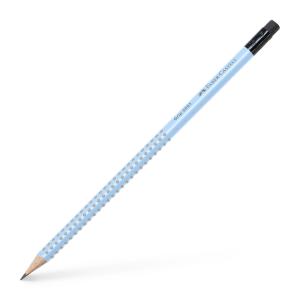 Pieštukas Faber-Castell Grip 2001 B, su trintuku, melsvos spalvos