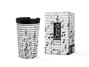 Nerūdijančio plieno puodelis Itotal MUSIC, 260ml