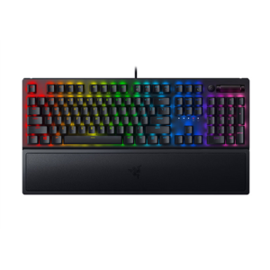 Razer Blackwidow V3 Laidinė žaidimų klaviatūra, RGB LED, USB, US, Yellow Switch, Juoda