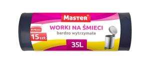 Maišai šiukšlems LD 35l x15vnt. 25 mk