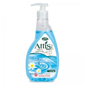 Skystas muilas Attis Aqua, 400ml (antibakterinis)