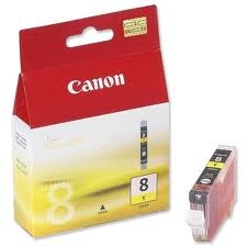Canon CLI-8Y (0623B006/0623B001) Rašalinė kasetė, Geltona