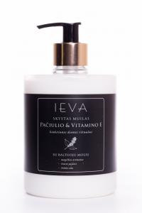 Skystas muilas Ieva Pačiulio ir vitamino E, 500 ml