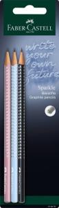 Pieštukų rinkinys Faber-Castell Sparkle, New Harmony, 3vnt. blisteryje