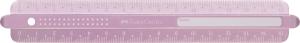 Liniuotė Faber-Castell Sparkle, 15cm rožinės spalvos