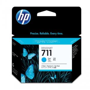 HP No.711 (CZ134A), 3-pack žydra kasetė rašaliniams spausdintuvams (SPEC)