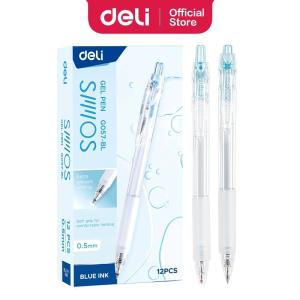 Gelinis tušinukas DELI G057 0.5 mm mėlynos spalvos