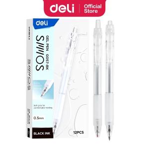 Gelinis tušinukas DELI G057 0.5 mm juodos spalvos