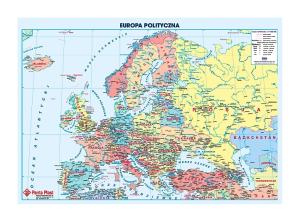 Stalo patiesalas PantaPlast Europos žemėlapis 59.5x36.5cm