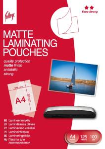 Laminavimo vokeliai  A4 (216x303mm ) 125mic/100 lapų, matiniai
