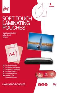 Laminavimo vokeliai „Soft-Touch“ A4 (216x303mm ) 80mic/100 lapų