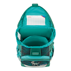 Forminė kuprinė Herlitz UltraLight Green Rex, 36 x 28 x 21 cm