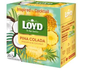 Vaisinė arbata LOYD, pina colada skonio, 20 x 1.7g