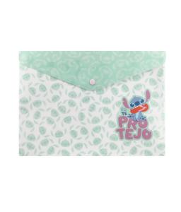 Dėklas - vokas su spaustuku COOLPACK STITCH, A4, PP