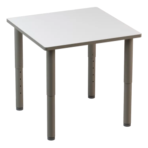 Reguliuojamo aukščio stalas 80x60 cm (T2-T6) baltas