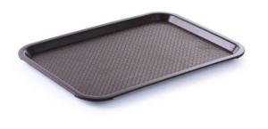 Padėklas FAST FOOD, plastikinis, rudas, 30,5 x 41,5 cm, 1 vnt
