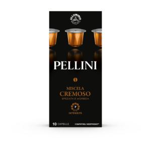 Kavos kapsulės PELLINI Cremoso, 10x5,5g