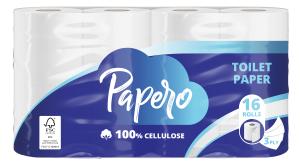 Tualetinis popierius PAPERO, 3 sluoksnių, 16 vnt.
