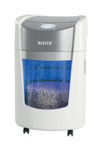 Leitz IQ OptiMax Small Office 350 Micro Cut Paper Shredder, P5, 22L, White