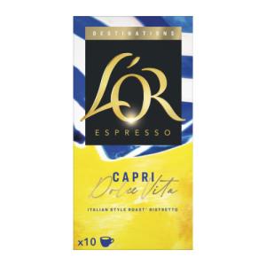 Kavos kapsulės L'OR CAPRI, 10 vnt