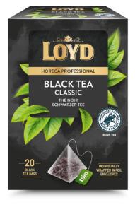 Juodosios arbatos gėrimas LOYD HORECA black, piramidės, 20 x 2g
