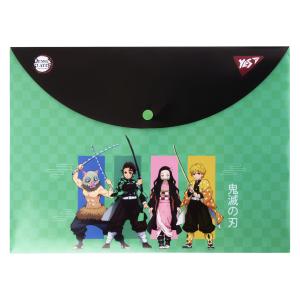 Aplankas (vokas) su spaustuku YES Demon Slayer A4