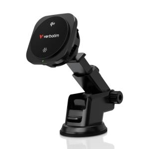 Verbatim 31861 Charge 'n' Drive Qi2 Magnetinis belaidis automobilinis įkroviklis, Juoda