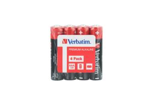 Verbatim 49500 Alkaline baterijos AAA LR03 (4 vnt pakuotėje)