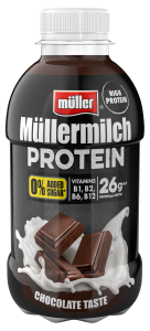 Pieno gėrimas MÜLLERMILCH, Protein Zero, šokolado skonio, 400g