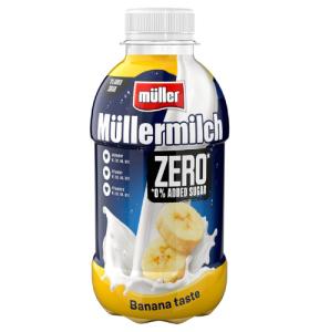 Pieno gėrimas MÜLLERMILCH, Protein Zero, bananų skonio, 400g
