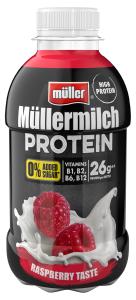 Pieno gėrimas MÜLLERMILCH, Protein Zero aviečių skonio 400g, PIN 1,5 %