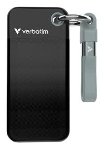 Verbatim 32190 Išorinis SSD diskas 1TB, USB-C 3.2 Gen 2, M.2, iki 1000MB/s, Juoda/Pilka