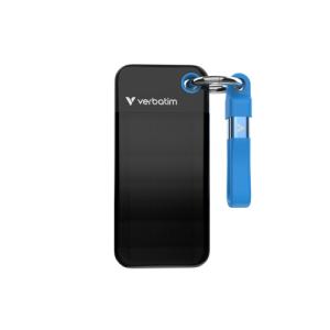 Verbatim 32195 Išorinis SSD diskas 2TB, USB-C 3.2 Gen 2, M.2, iki 1000MB/s, Juoda/Mėlyna