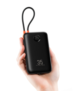 Veger K2 (W2068) Išorinė baterija (Power Bank) 20000mAh, 35W PD, Juoda