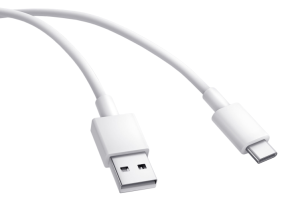 Xiaomi 3A USB-A to USB-C Cable 1m, Balta