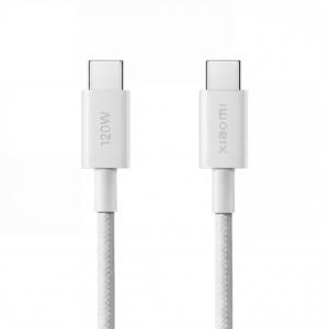 Xiaomi 6A Braided USB-C to USB-C Cable 1m, Balta