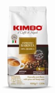 Kavos pupelės KIMBO Espresso Barista, 1 kg 100% Arabica
