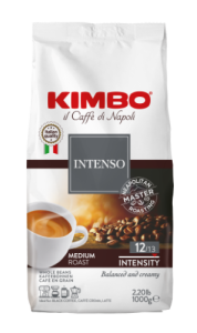 Kavos pupelės KIMBO Crema Intenso, 1kg