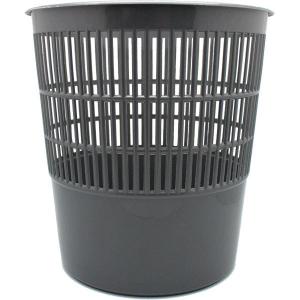 Šiukšliadėžė Attomex, perforuoto plastiko, 10 litrų, pilkos spalvos