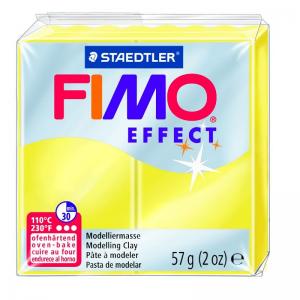 **Modelinas Fimo, 56g, skaidrios geltonos spalvos