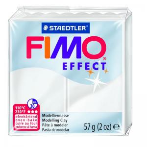 **Modelinas Fimo, 56g, skaidrios baltos spalvos