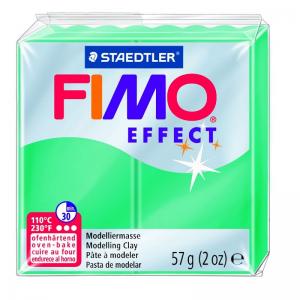 **Modelinas Fimo, 56g, skaidrios žalios spalvos