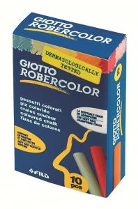 Spalvota kreida Fila Giotto Robercolor Carree, apvali, 10vnt, įvairių spalvų